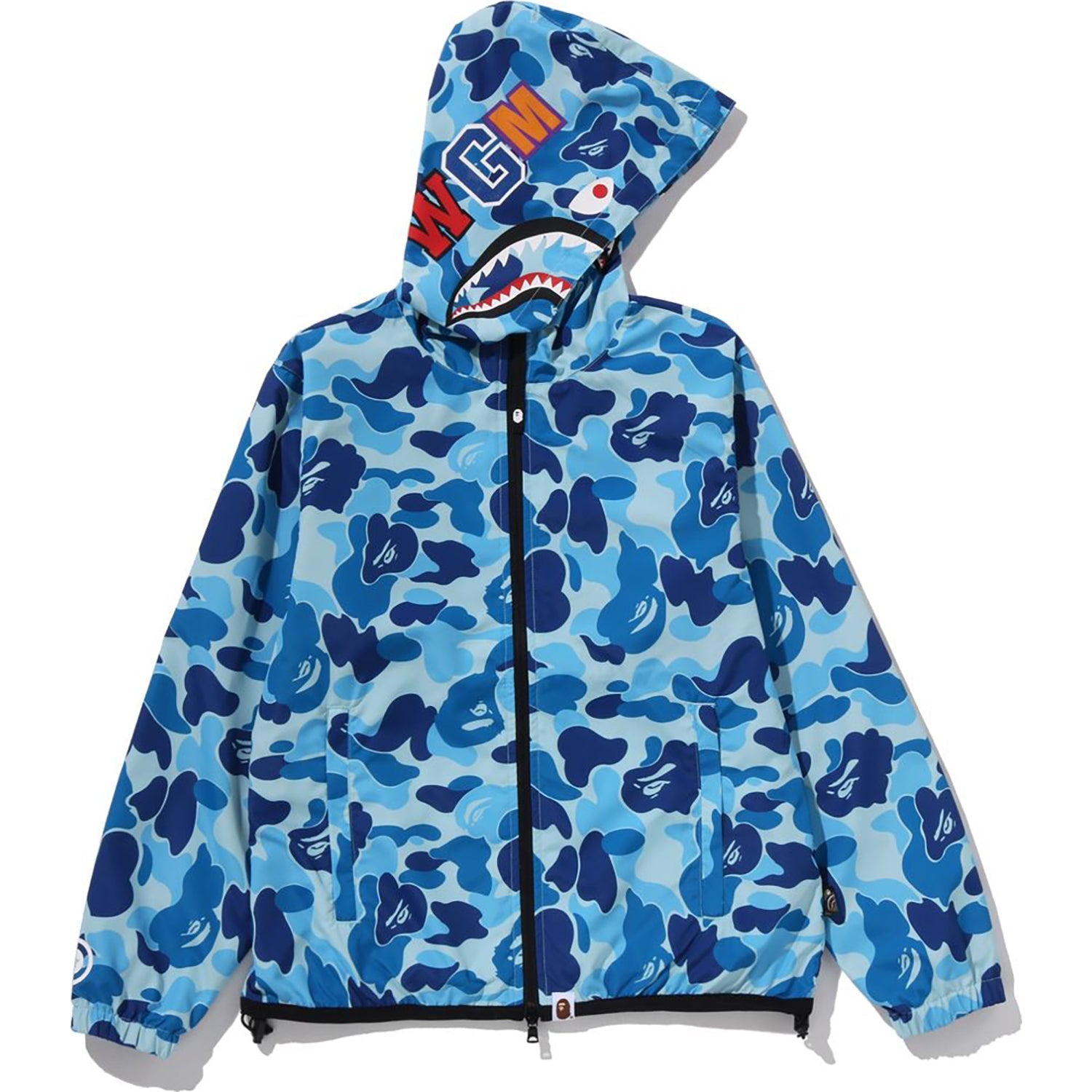 BAPE ABC CAMO SHARK HOODIE JACKET LADIES