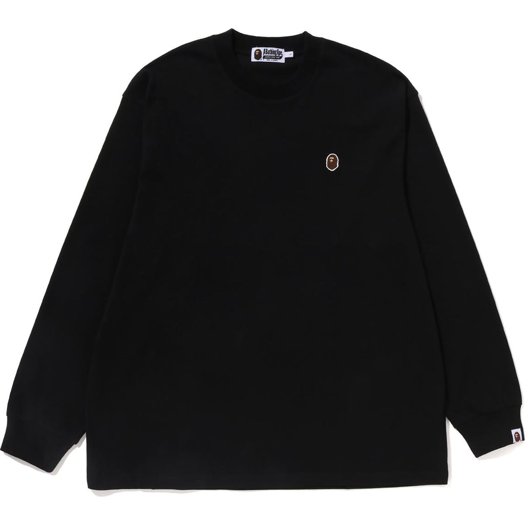 BAPE APE HEAD ONE POINT L/S TEE MENS