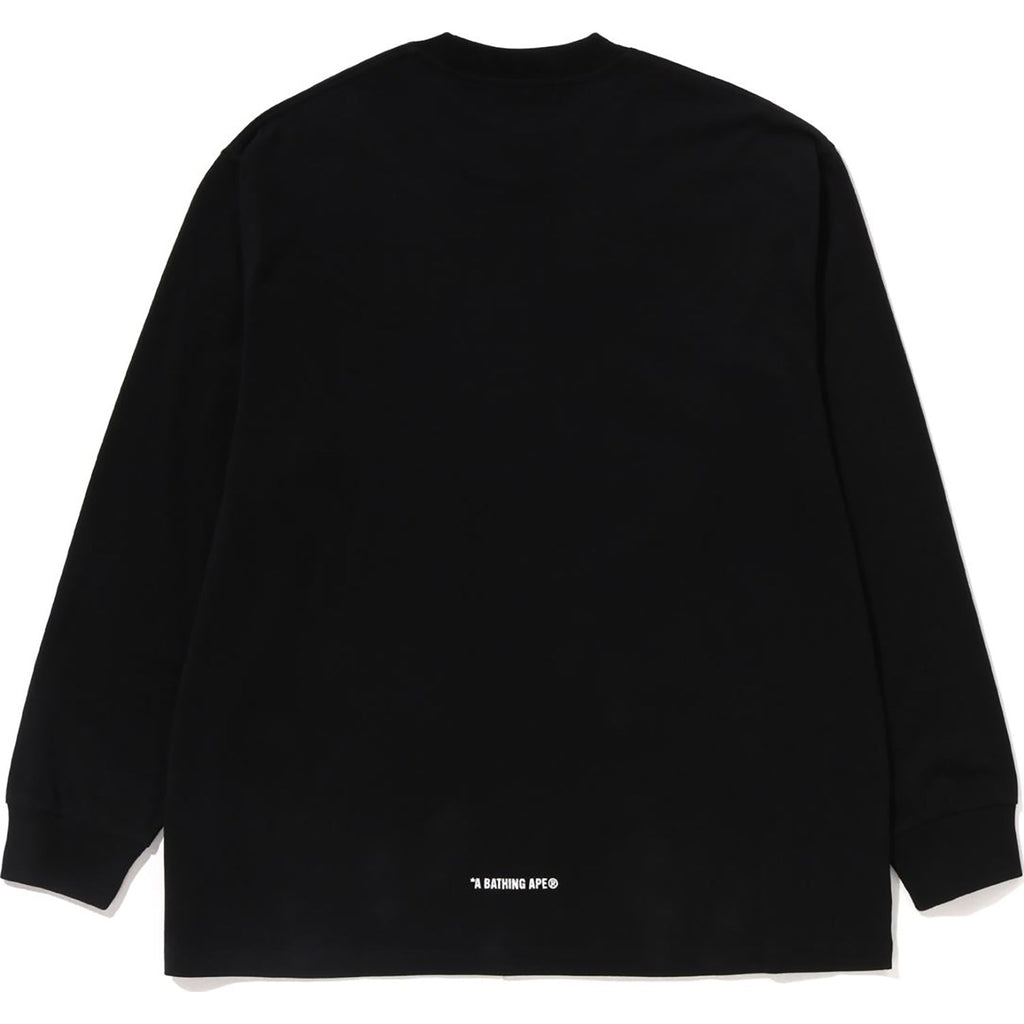 BAPE APE HEAD ONE POINT L/S TEE MENS