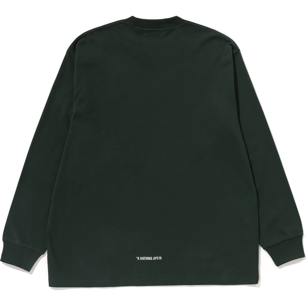 BAPE APE HEAD ONE POINT L/S TEE MENS