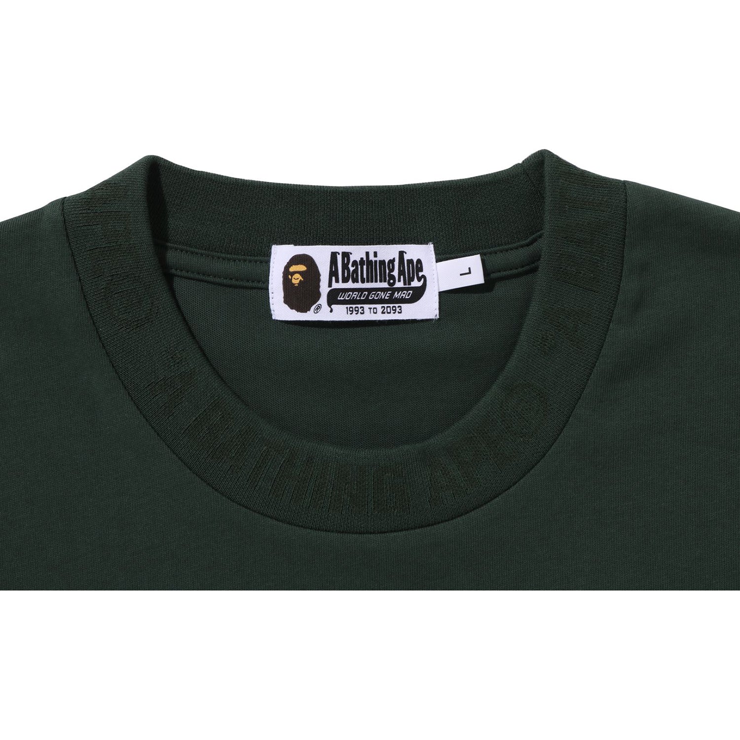 BAPE APE HEAD ONE POINT L/S TEE MENS