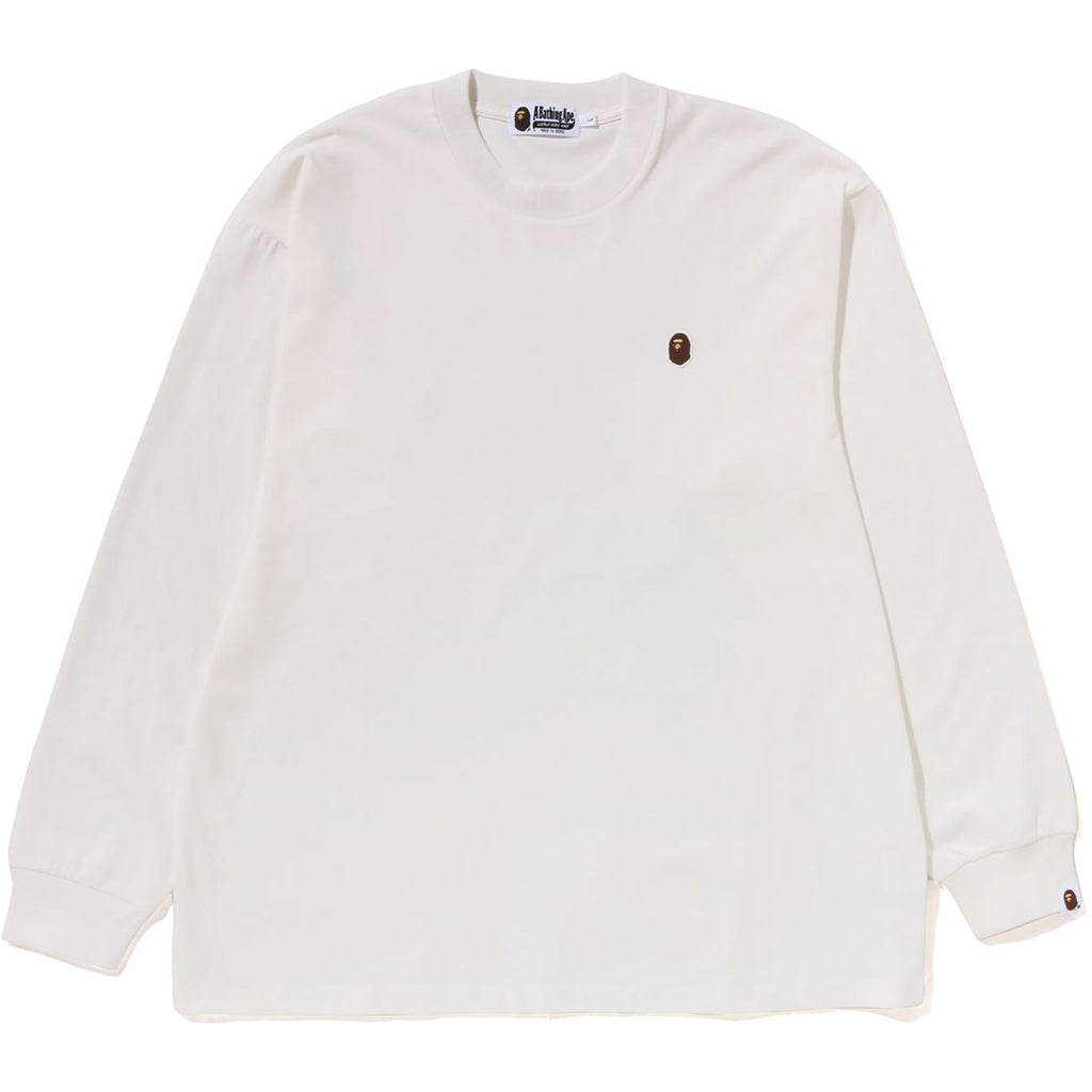BAPE APE HEAD ONE POINT L/S TEE MENS