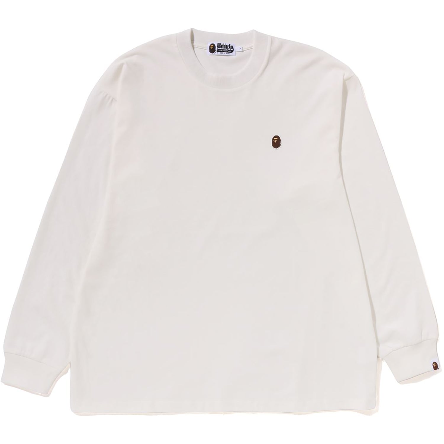 BAPE APE HEAD ONE POINT L/S TEE MENS