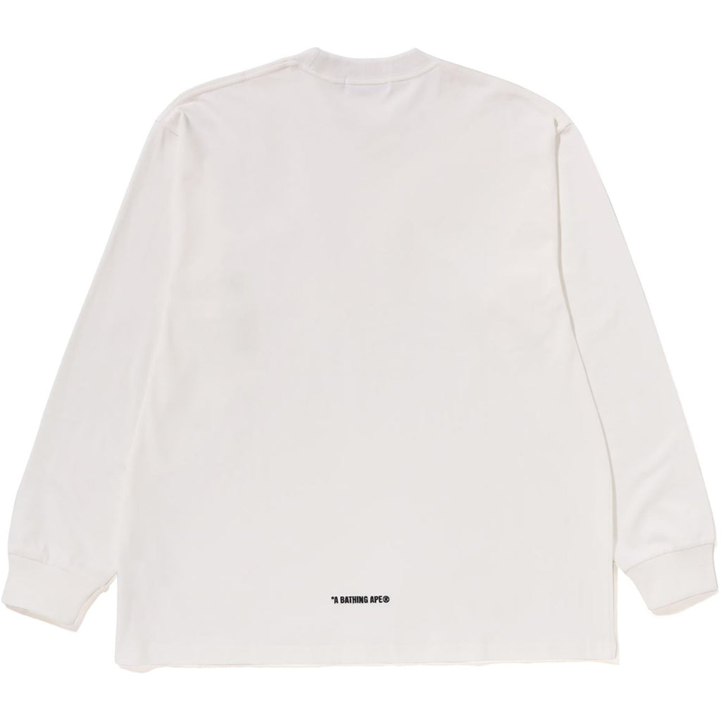BAPE APE HEAD ONE POINT L/S TEE MENS
