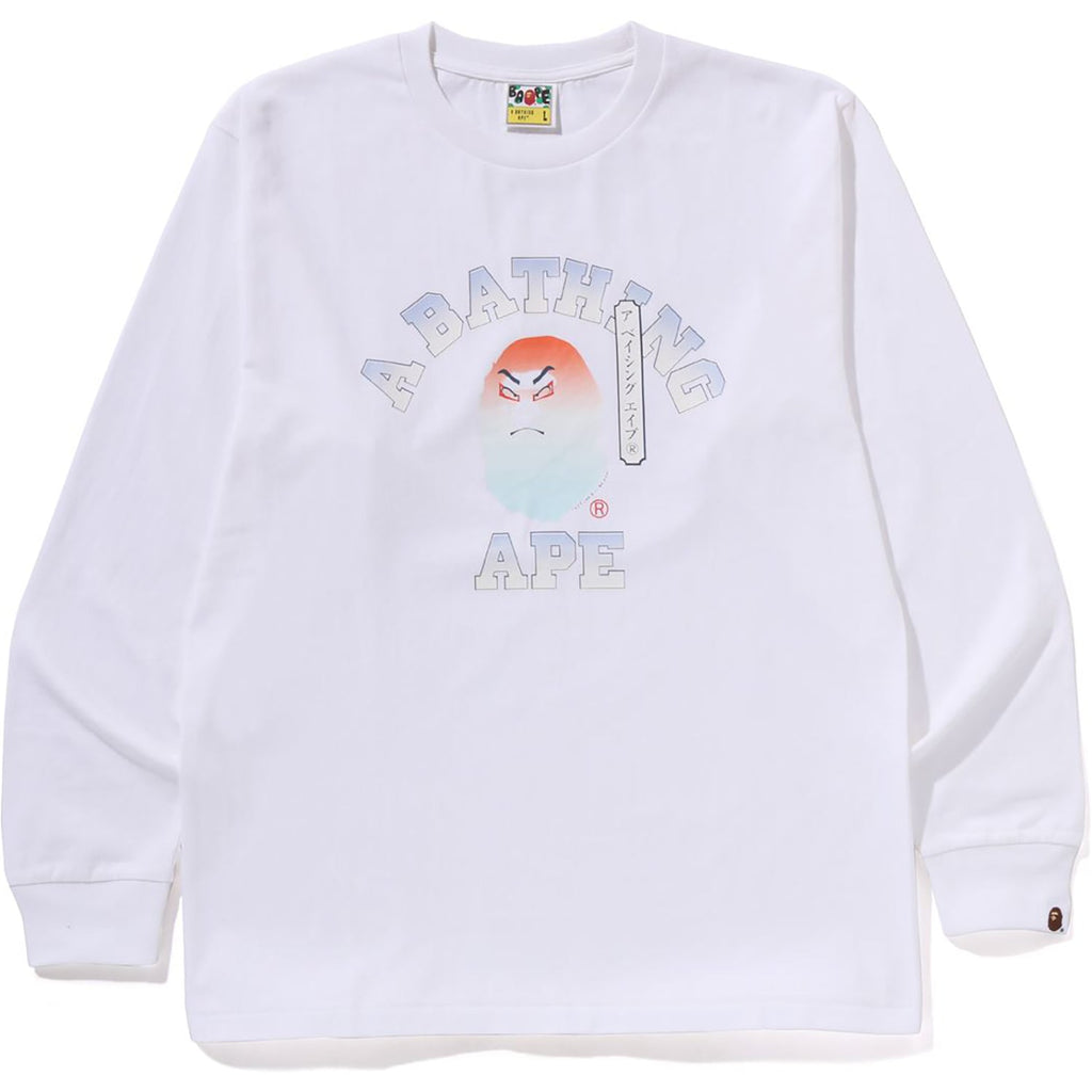 BAPE KABUKI HEAD LS TEE MENS