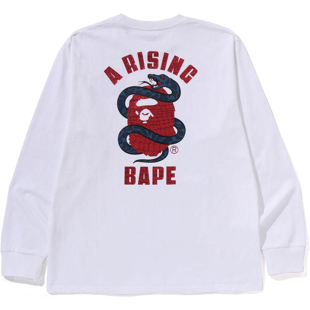 BAPE YEAR OF SNAKE LS TEE MENS