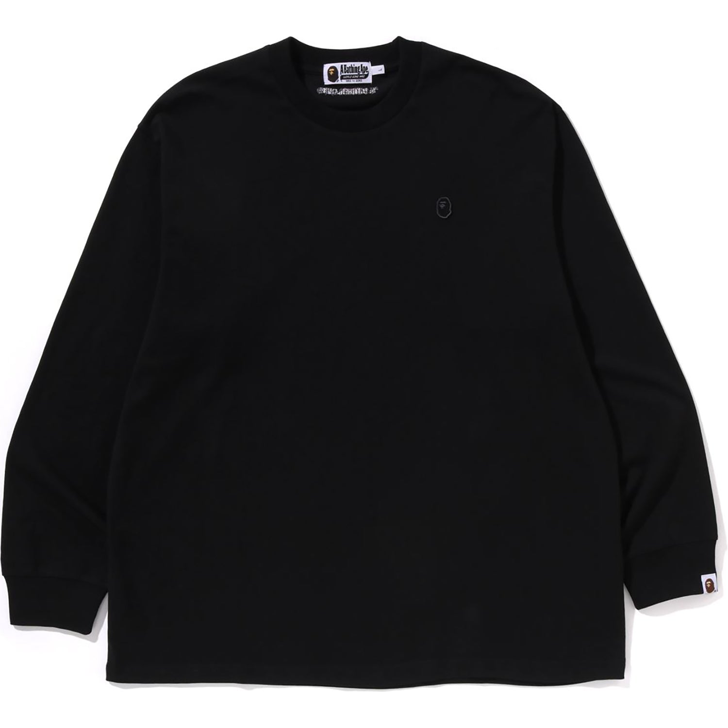 BAPE ONE POINT RELAXED FIT LS TEE MENS
