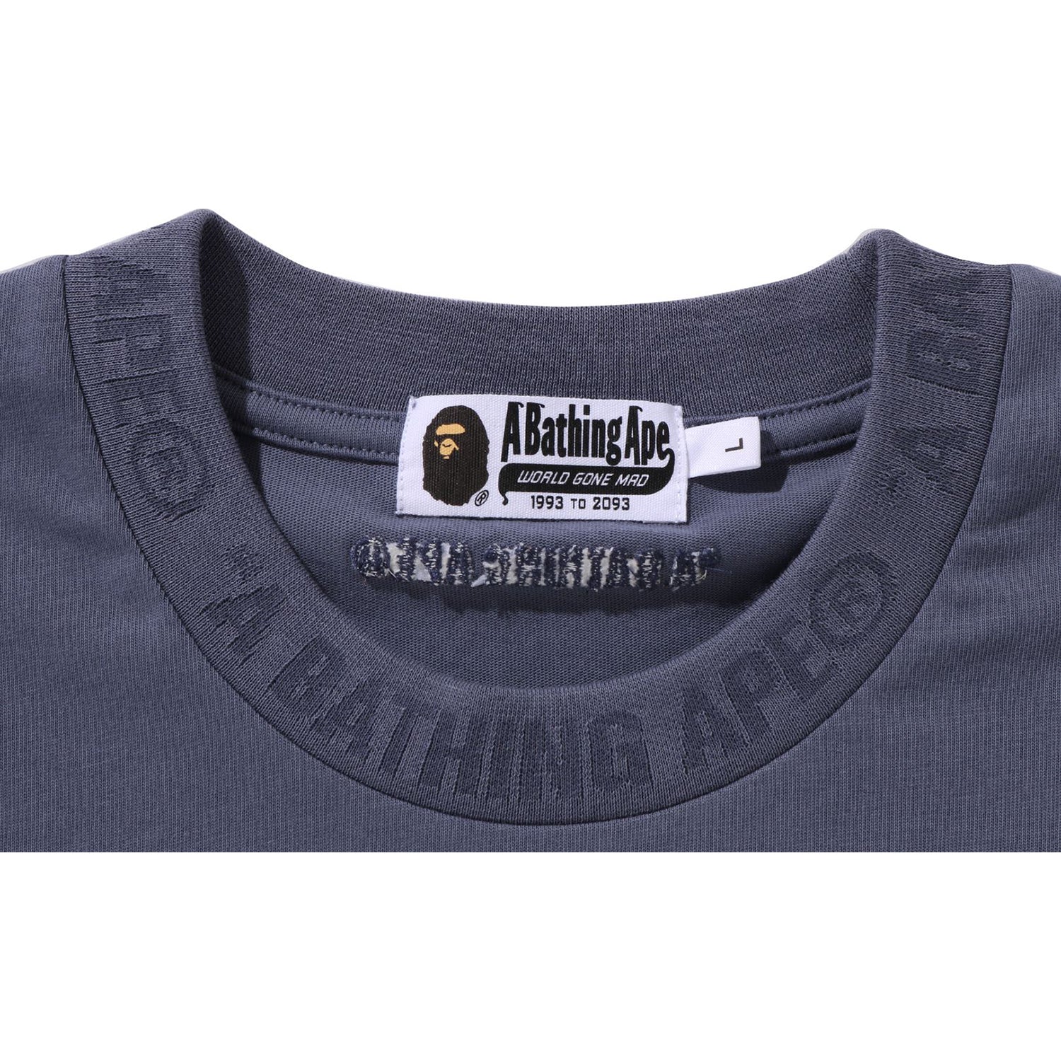 BAPE ONE POINT RELAXED FIT LS TEE MENS