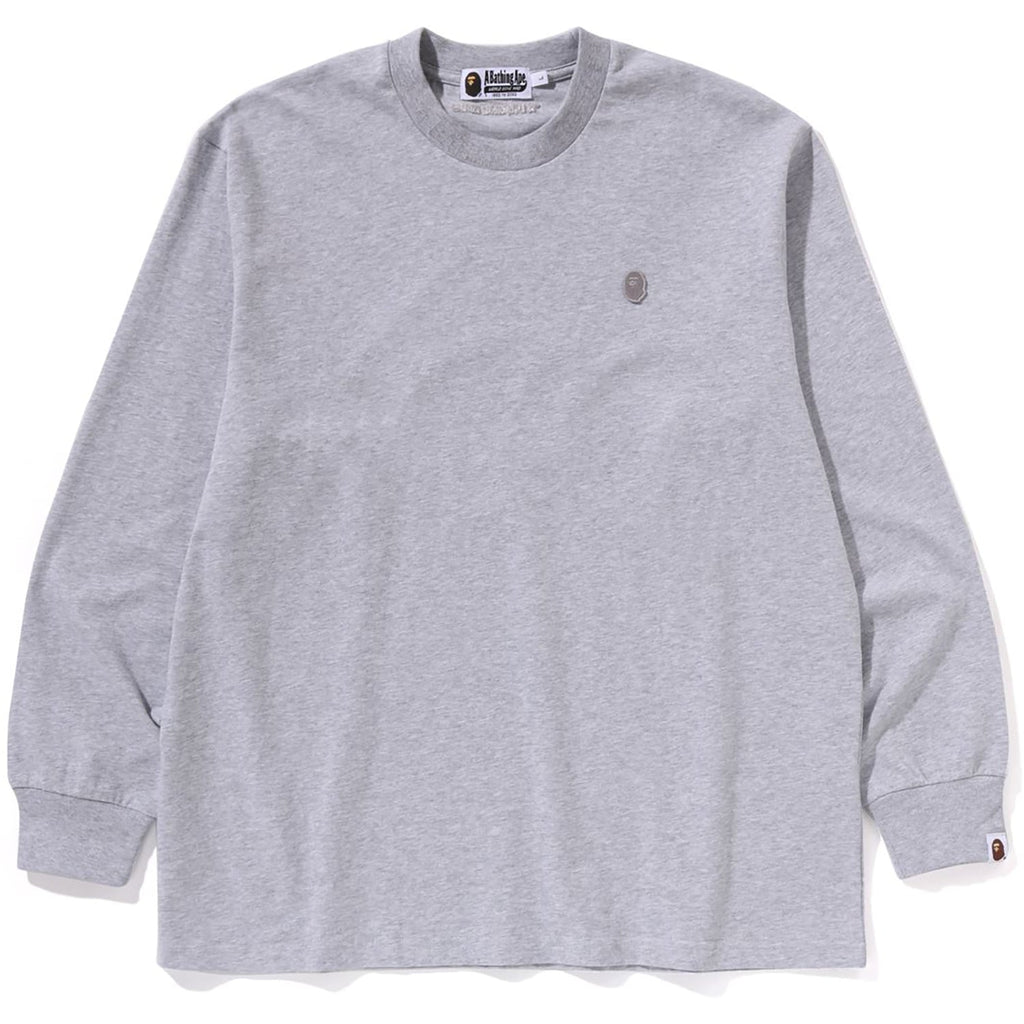 BAPE ONE POINT RELAXED FIT LS TEE MENS