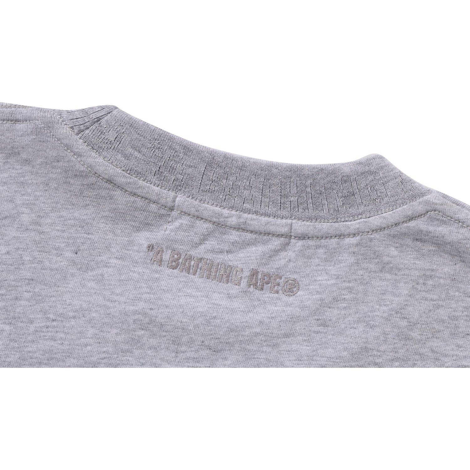 BAPE ONE POINT RELAXED FIT LS TEE MENS