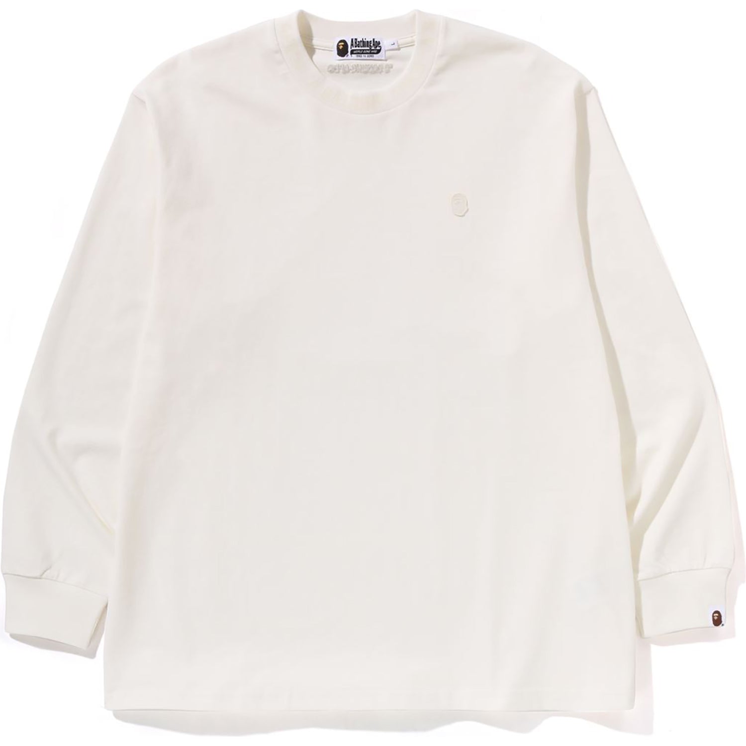 BAPE ONE POINT RELAXED FIT LS TEE MENS