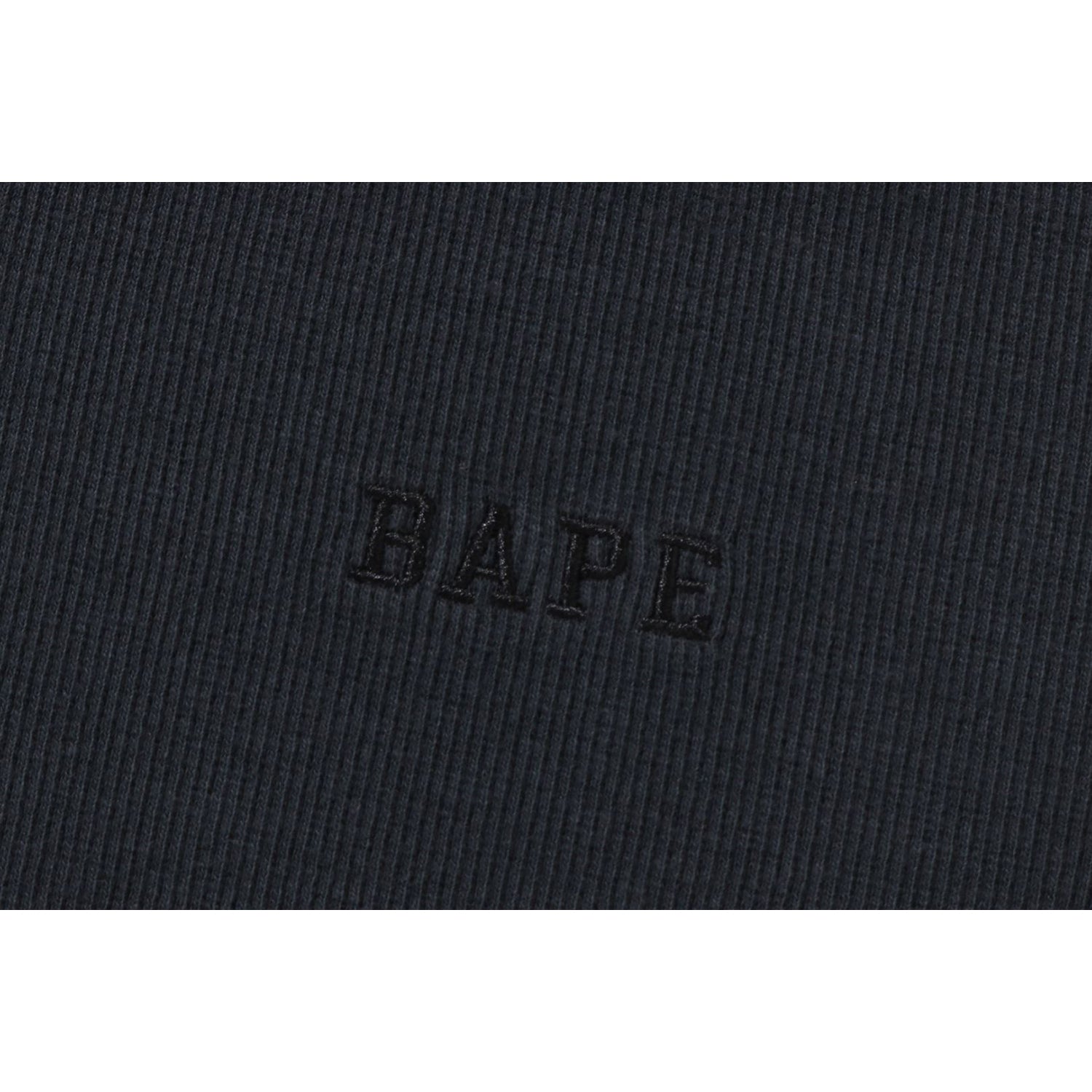 BAPE PIGMENT DYED CUT OUT RIB L/S TEE LADIES