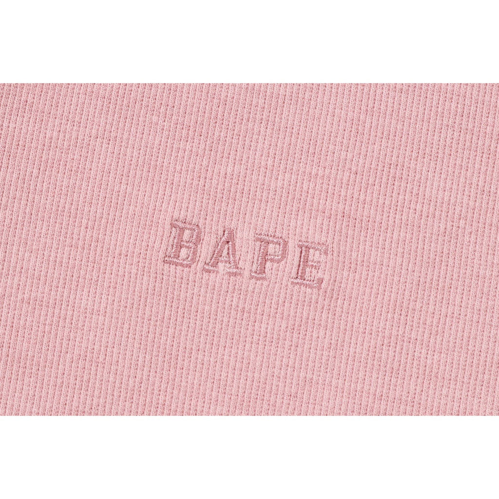 BAPE PIGMENT DYED CUT OUT RIB L/S TEE LADIES