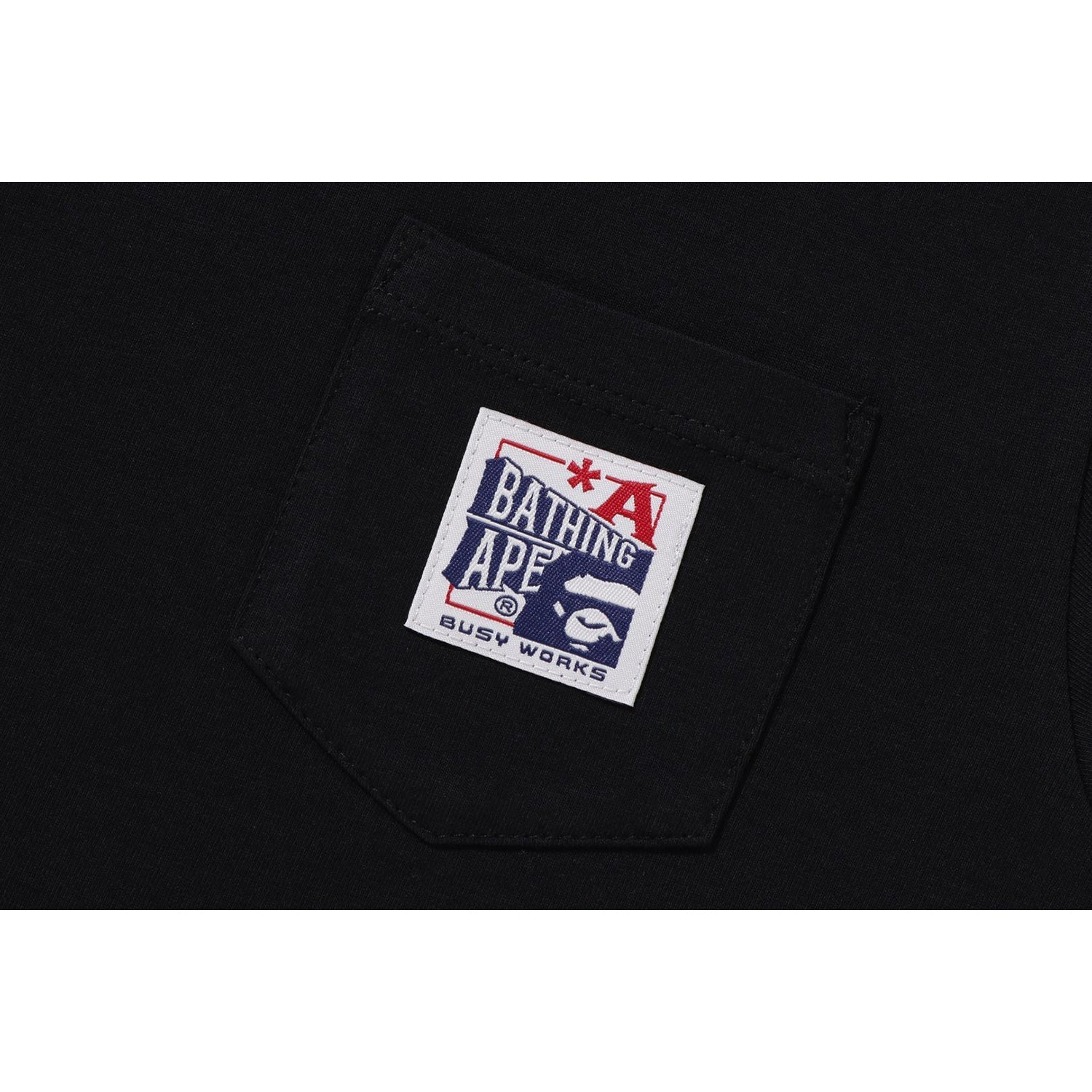 BAPE BUSY WORKS POCKET LS TEE KIDS