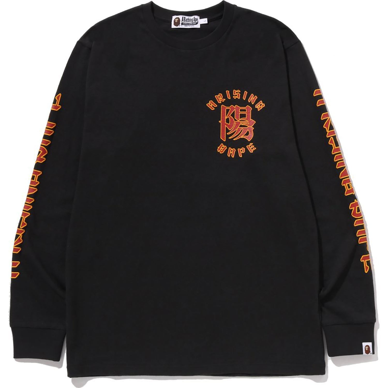 BAPE A RISING L/S TEE MENS