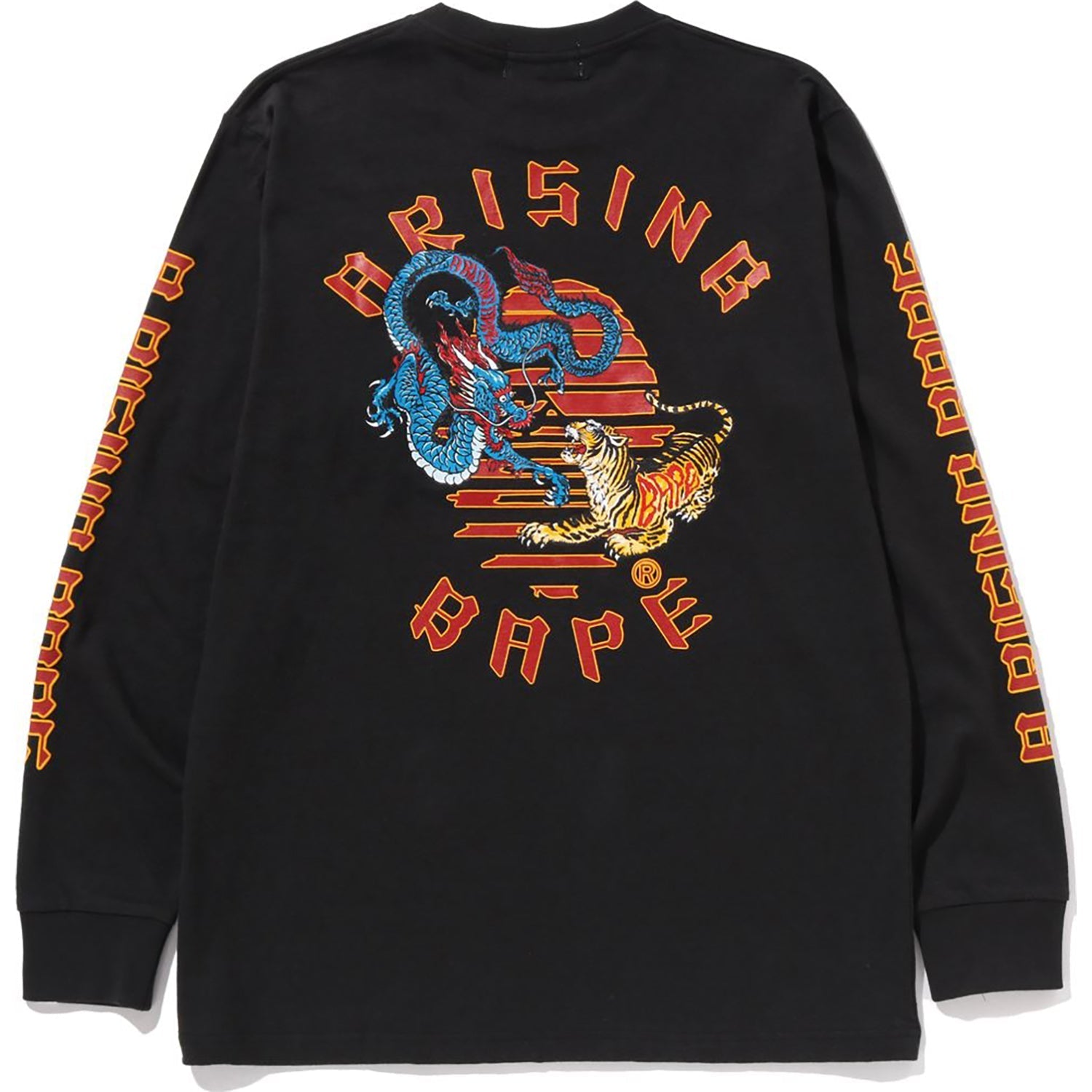 BAPE A RISING L/S TEE MENS
