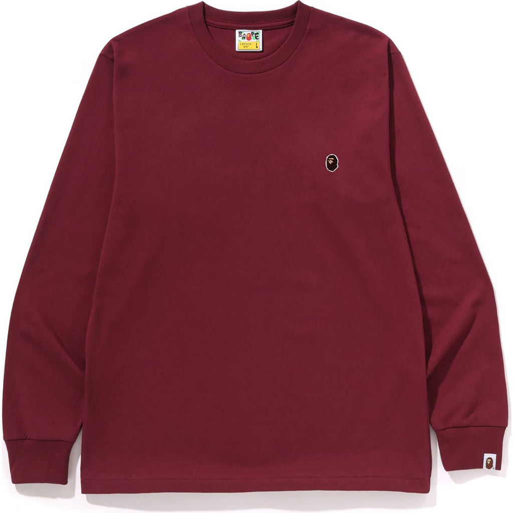 BAPE ONE POINT LS TEE MENS
