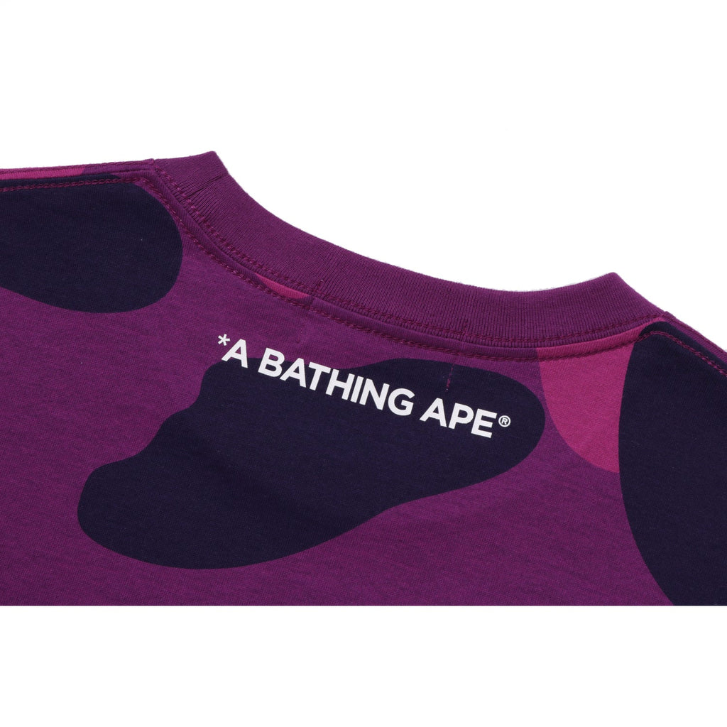BAPE MEGA COLOR CAMO ONE POINT LS TEE MENS