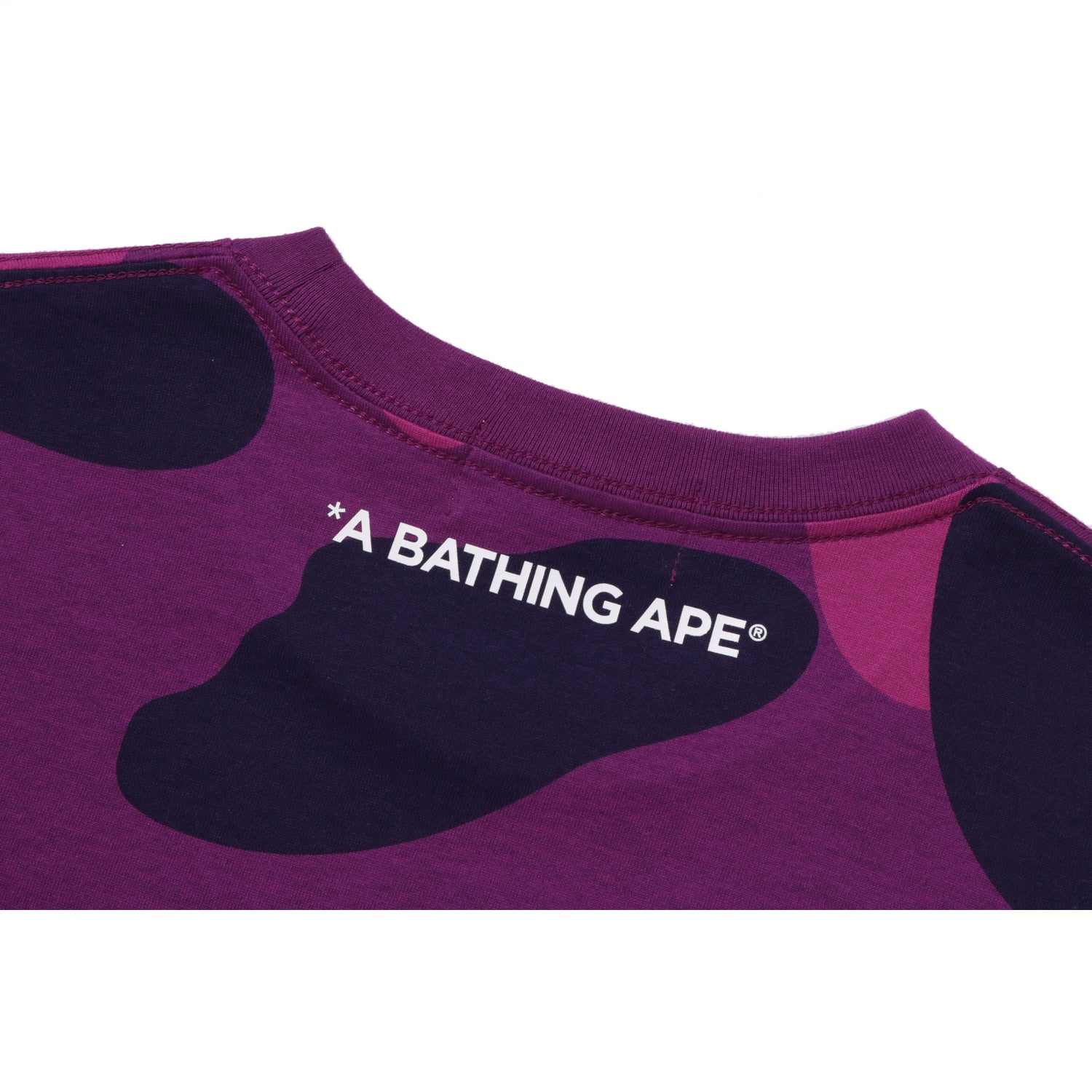 BAPE MEGA COLOR CAMO ONE POINT LS TEE MENS