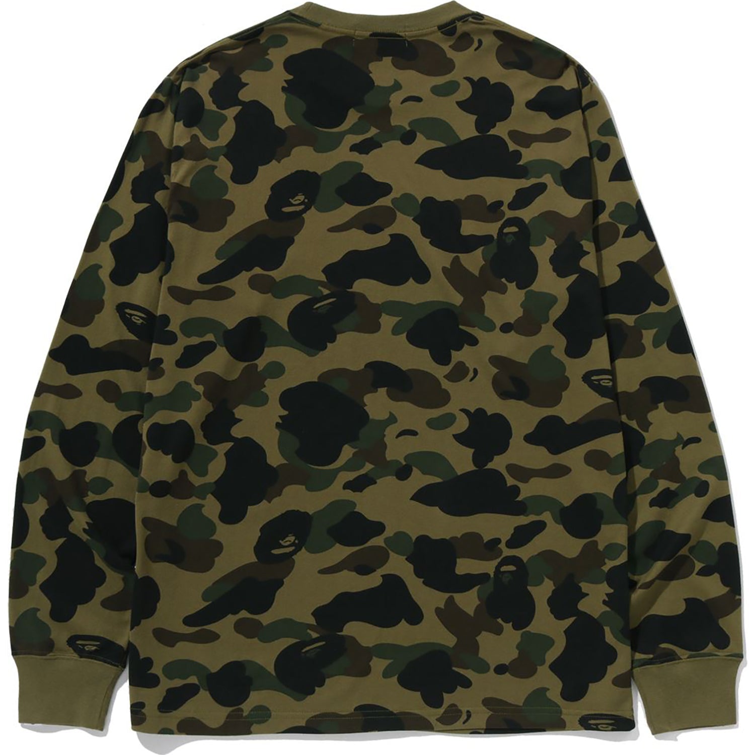 BAPE 1ST CAMO ONE POINT LS TEE MENS