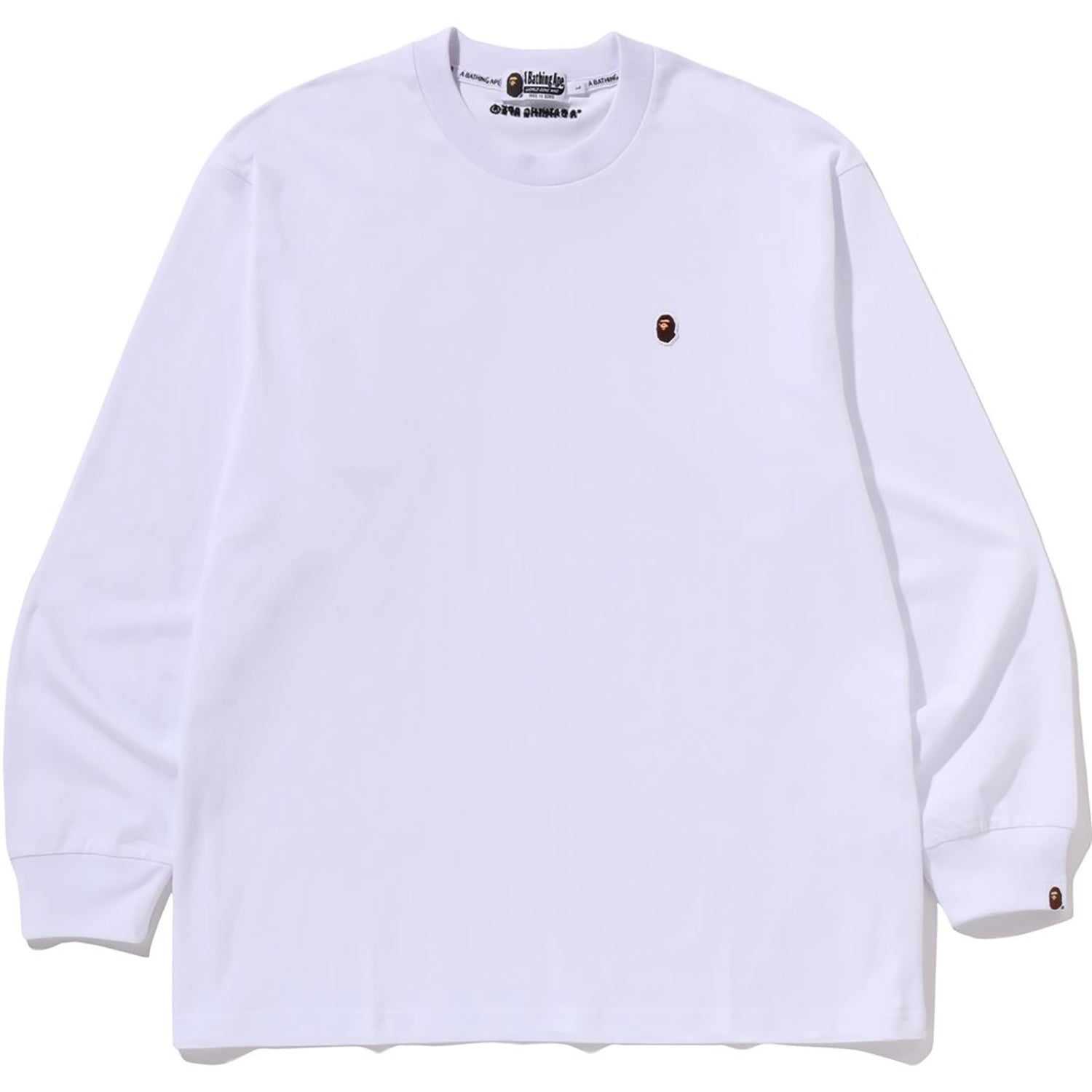 BAPE ONE POINT RELAXED FIT LS TEE MENS