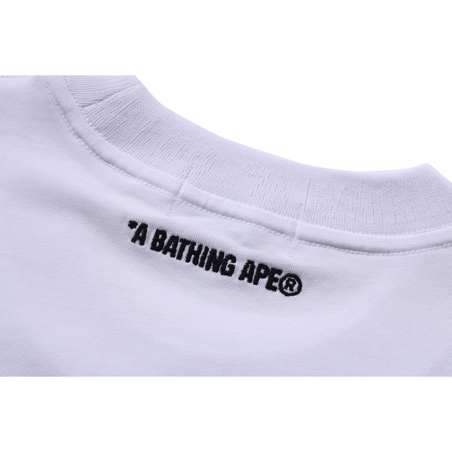 BAPE ONE POINT RELAXED FIT LS TEE MENS