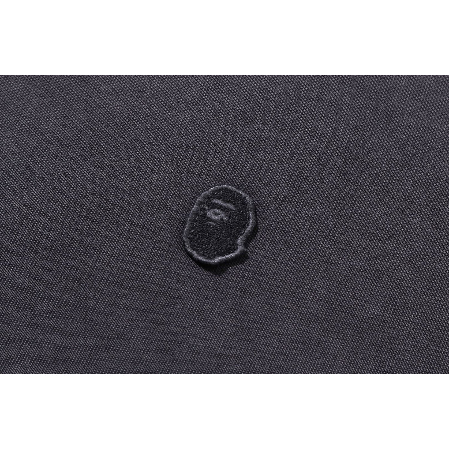 BAPE GARMENT DYE ONE POINT RELAXED FIT LS TEE MENS