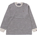 BAPE SOLID CAMO ONE POINT RELAXED FIT STRIPE LS TEE MENS
