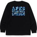 BAPE ABC CAMO COLLEGE ATS LS TEE MENS
