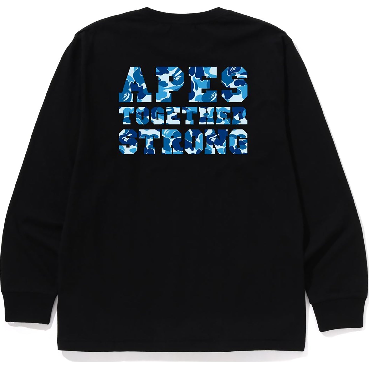 BAPE ABC CAMO COLLEGE ATS LS TEE MENS