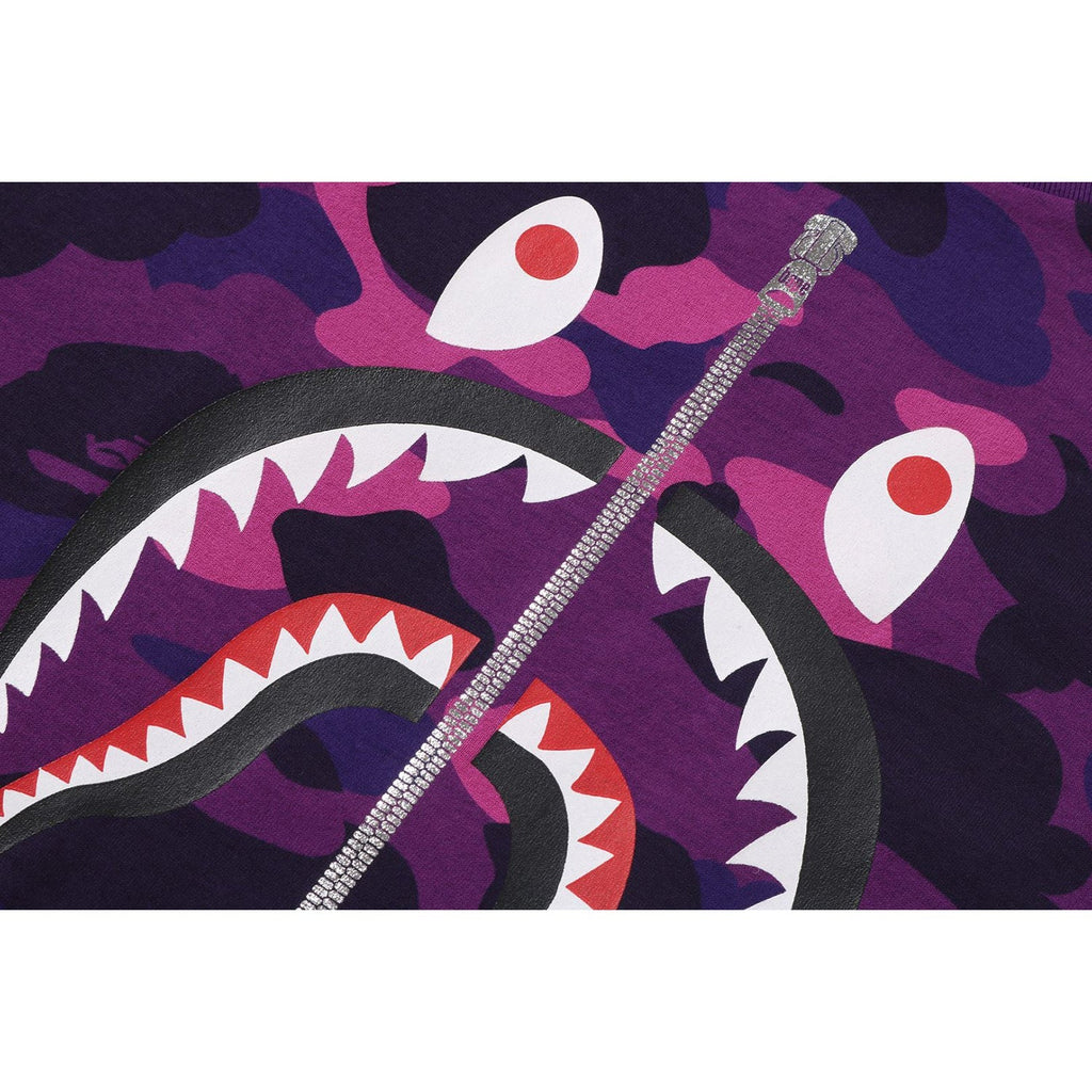 BAPE COLOR CAMO SHARK LAYERED LS TEE KIDS