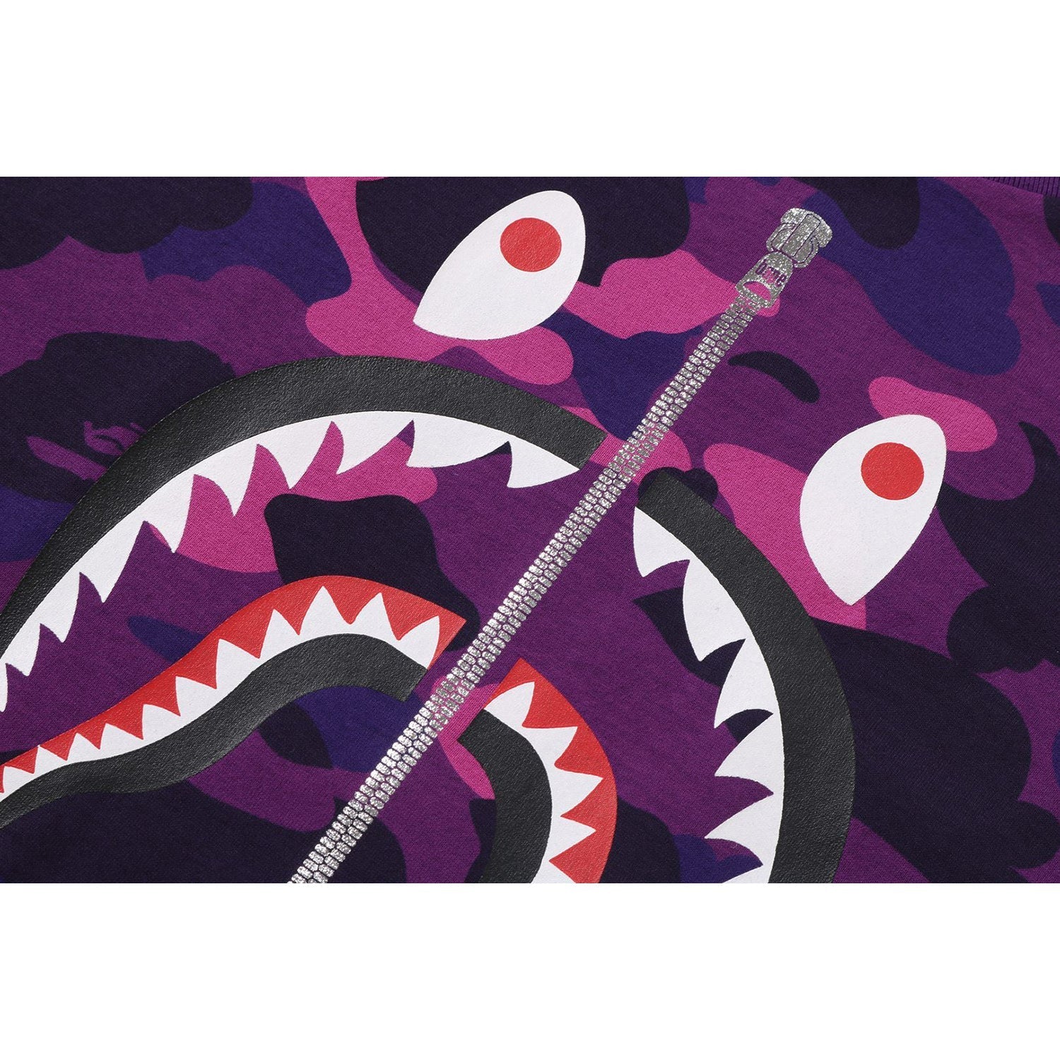 BAPE COLOR CAMO SHARK LAYERED LS TEE KIDS