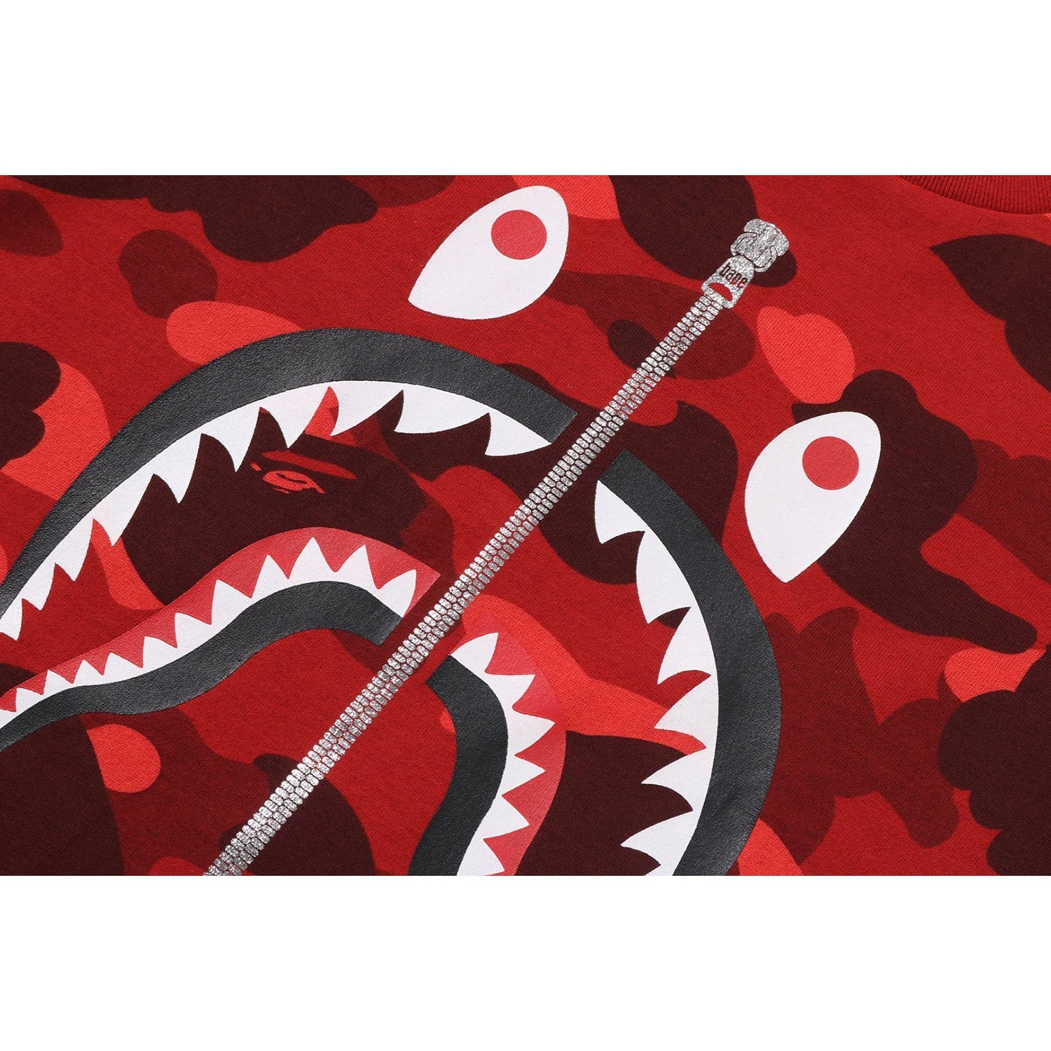 BAPE COLOR CAMO SHARK LAYERED LS TEE KIDS