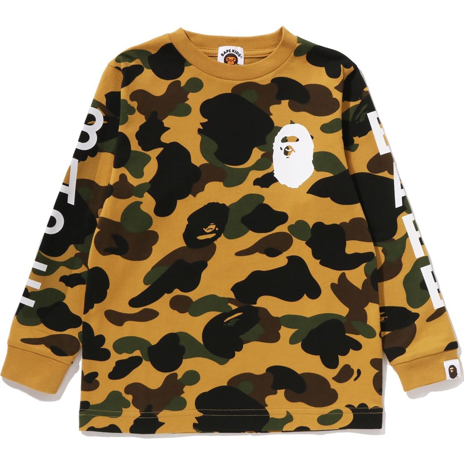 BAPE 1ST CAMO LS TEE KIDS