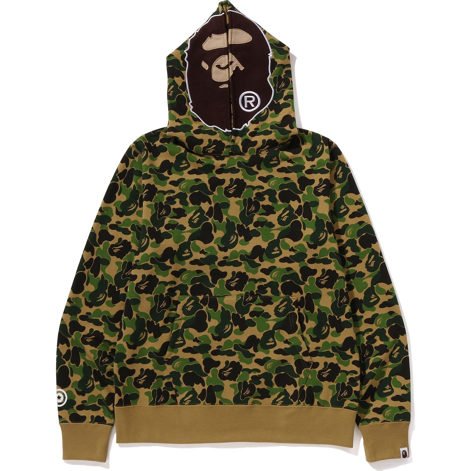 BAPE ABC CAMO 2ND APE PULLOVER HOODIE MENS