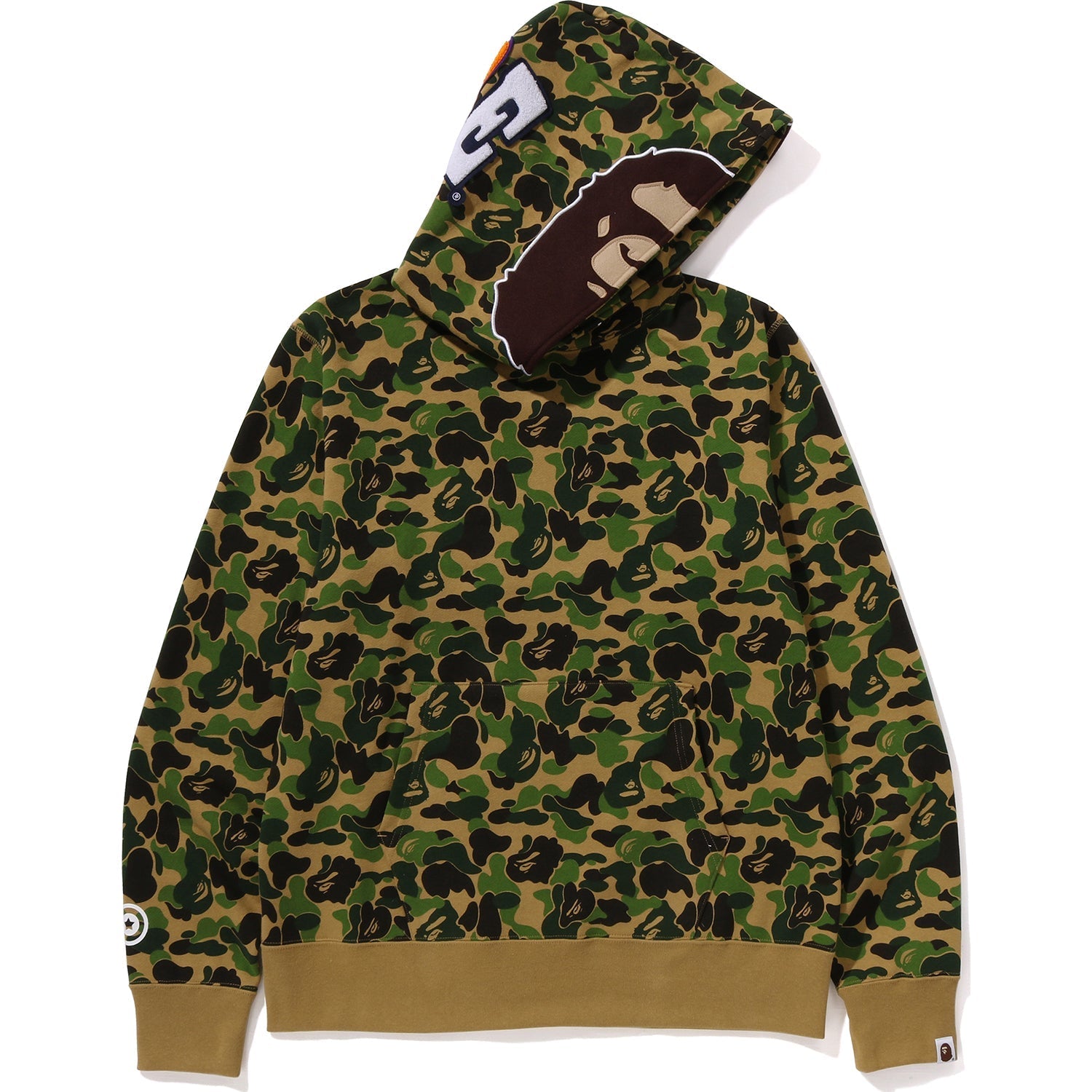 BAPE ABC CAMO 2ND APE PULLOVER HOODIE MENS