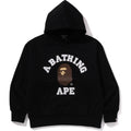 BAPE COLLEGE PUFFY RELAXED FIT PULLOVER HOODIE MENS