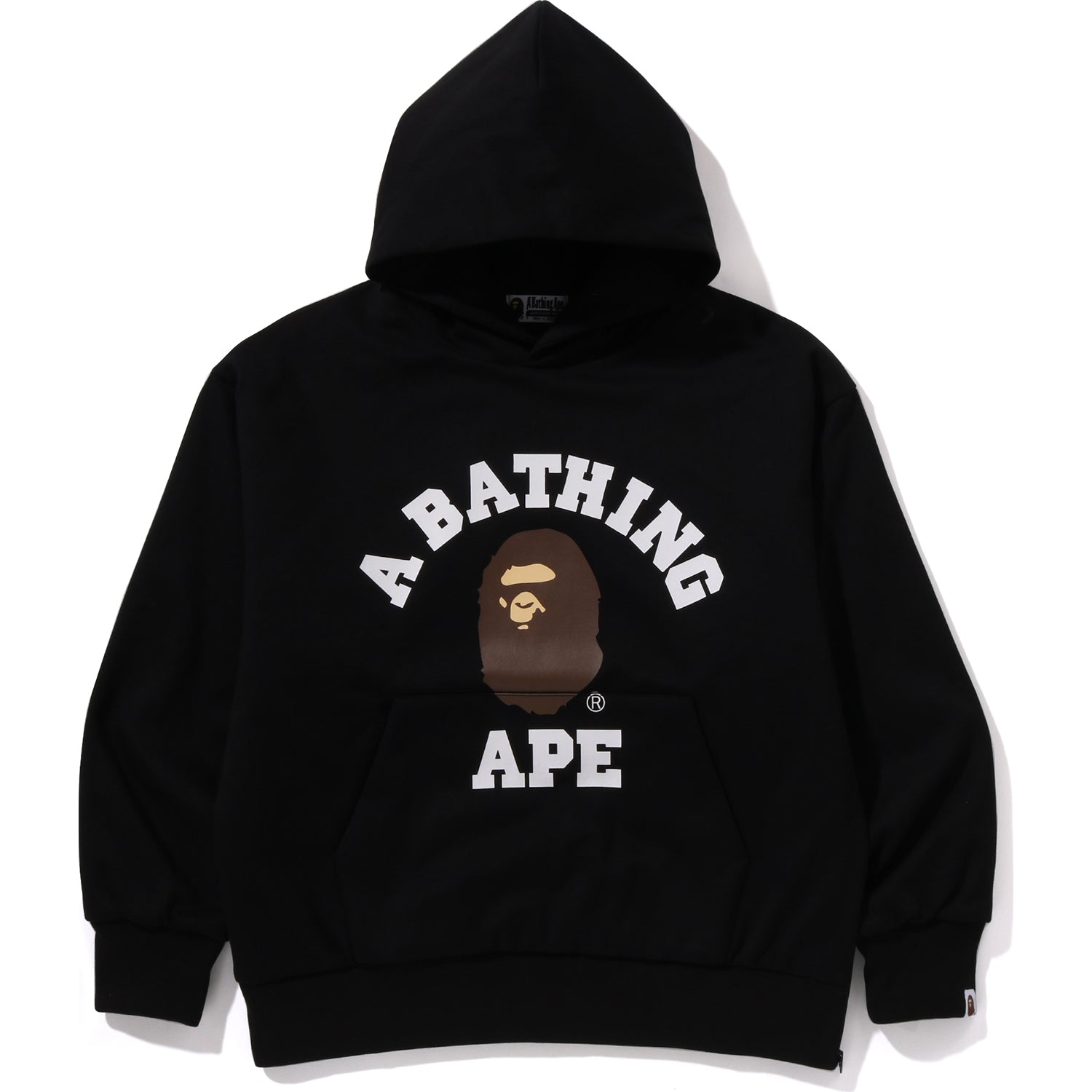 BAPE COLLEGE PUFFY RELAXED FIT PULLOVER HOODIE MENS