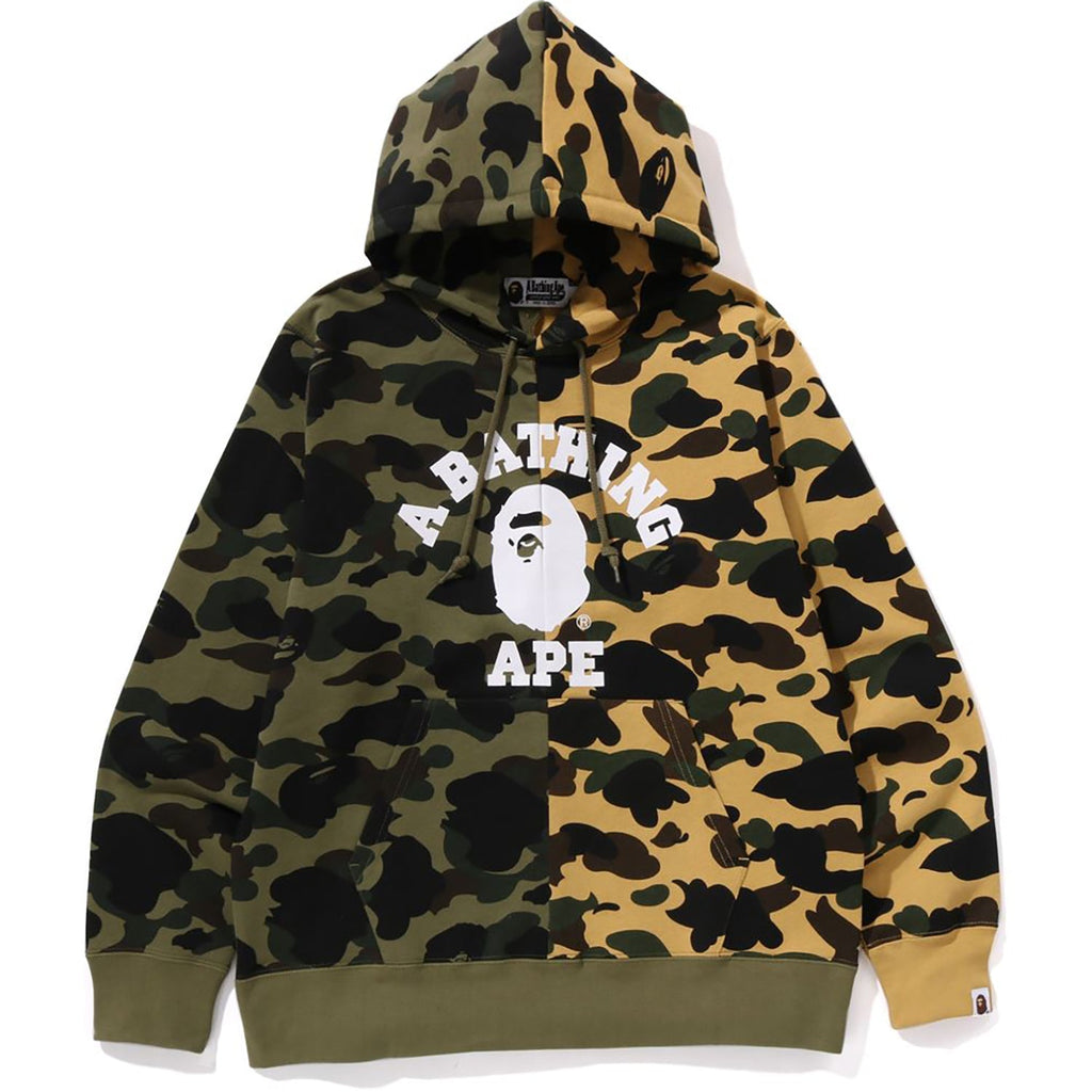 BAPE 1ST CAMO SEPARATE PULLOVER HOODIE MENS