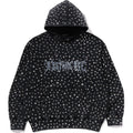 BAPE STUDDED LOGO RELAXED FIT PULLOVER HOODIE MENS