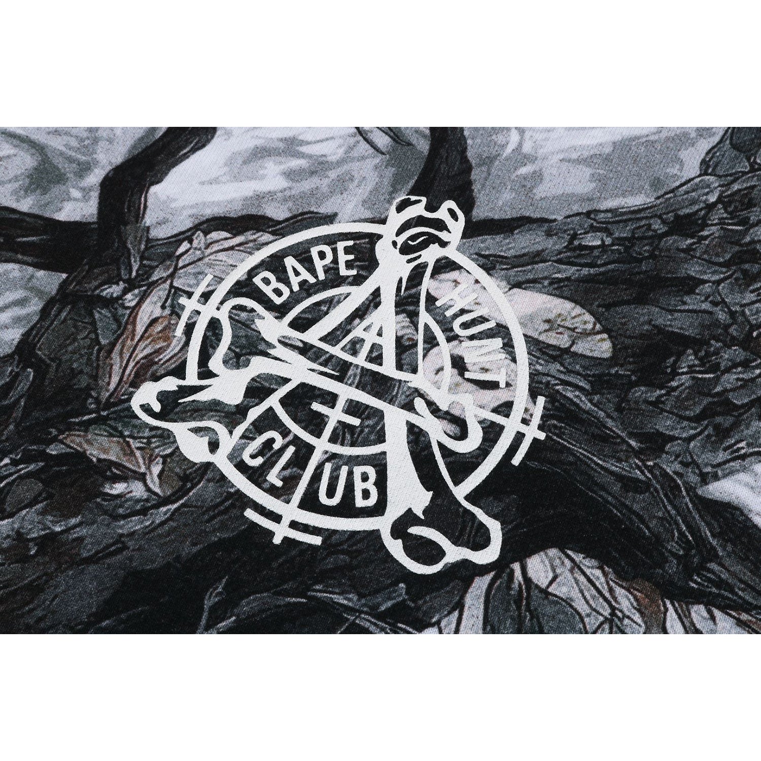 BAPE TREE EDGE CAMO LAYERED PULLOVER HOODIE MENS