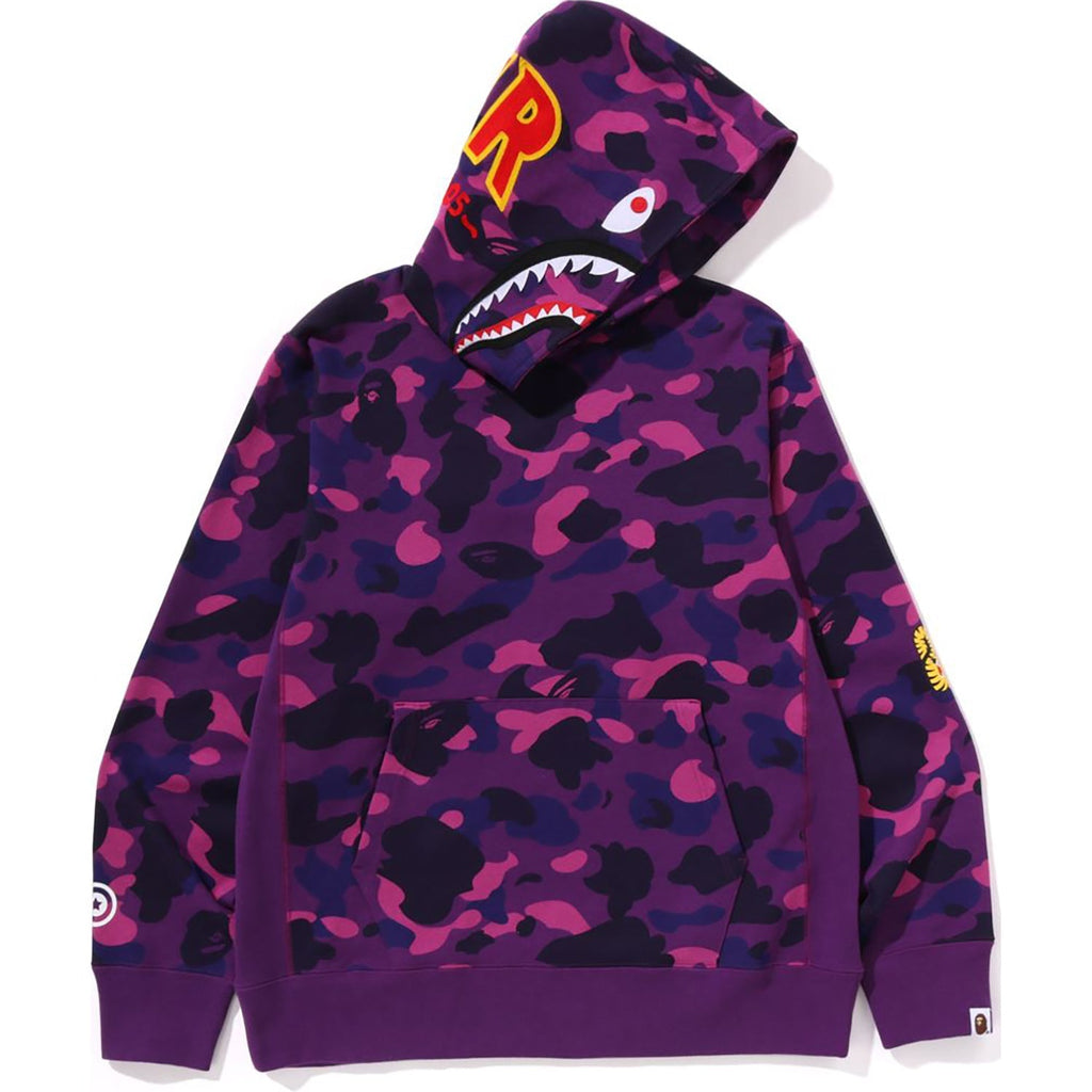 BAPE COLOR CAMO 2ND SHARK PULLOVER HOODIE MENS