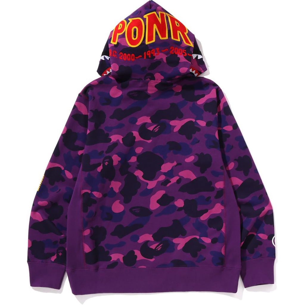BAPE COLOR CAMO 2ND SHARK PULLOVER HOODIE MENS