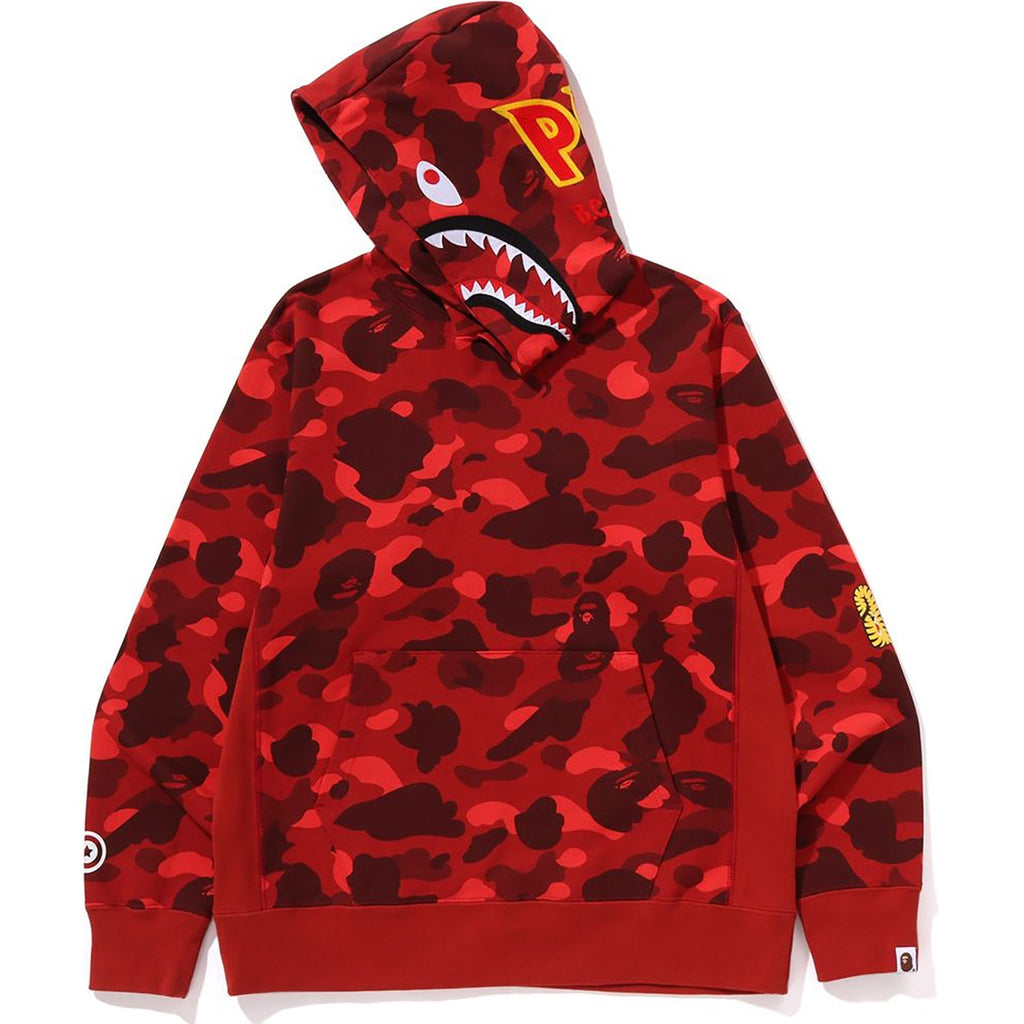 BAPE COLOR CAMO 2ND SHARK PULLOVER HOODIE MENS