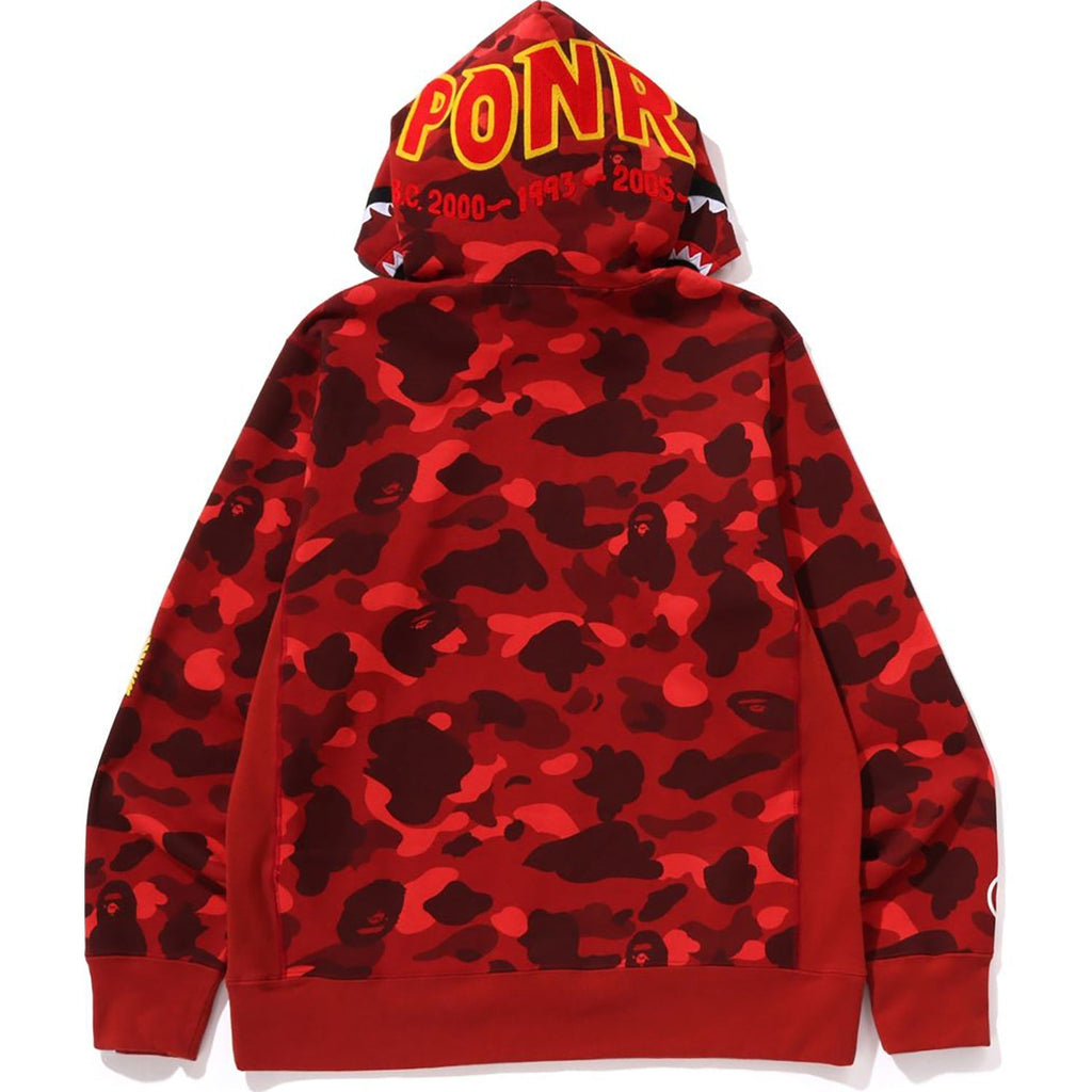 BAPE COLOR CAMO 2ND SHARK PULLOVER HOODIE MENS