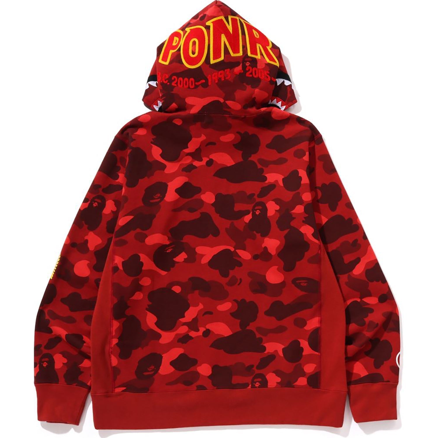 BAPE COLOR CAMO 2ND SHARK PULLOVER HOODIE MENS