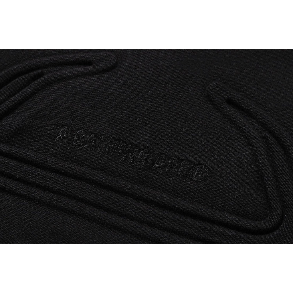 BAPE PADDED SHARK CROPPED FIT PULLOVER HOODIE MENS