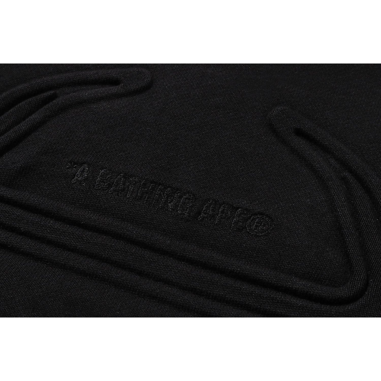 BAPE PADDED SHARK CROPPED FIT PULLOVER HOODIE MENS