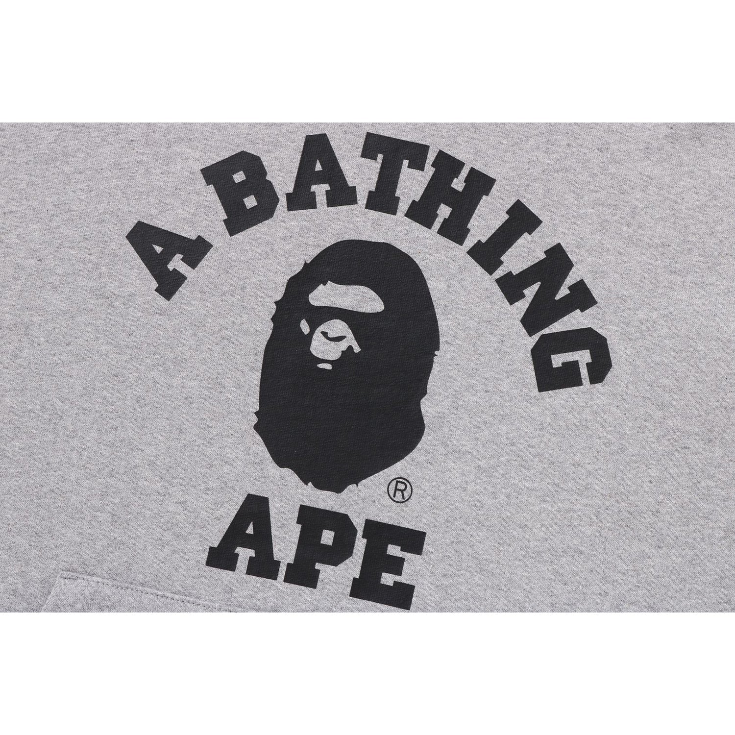 BAPE COLLEGE PULLOVER HOODIE MENS
