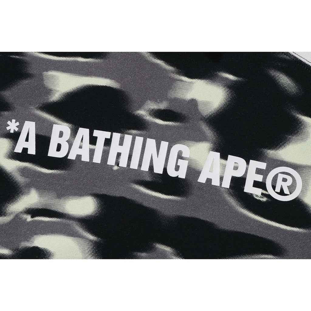 BAPE SCREEN CAMO FOOTBALL LOGO RELAXED FIT PULLOVER HOODIE MENS